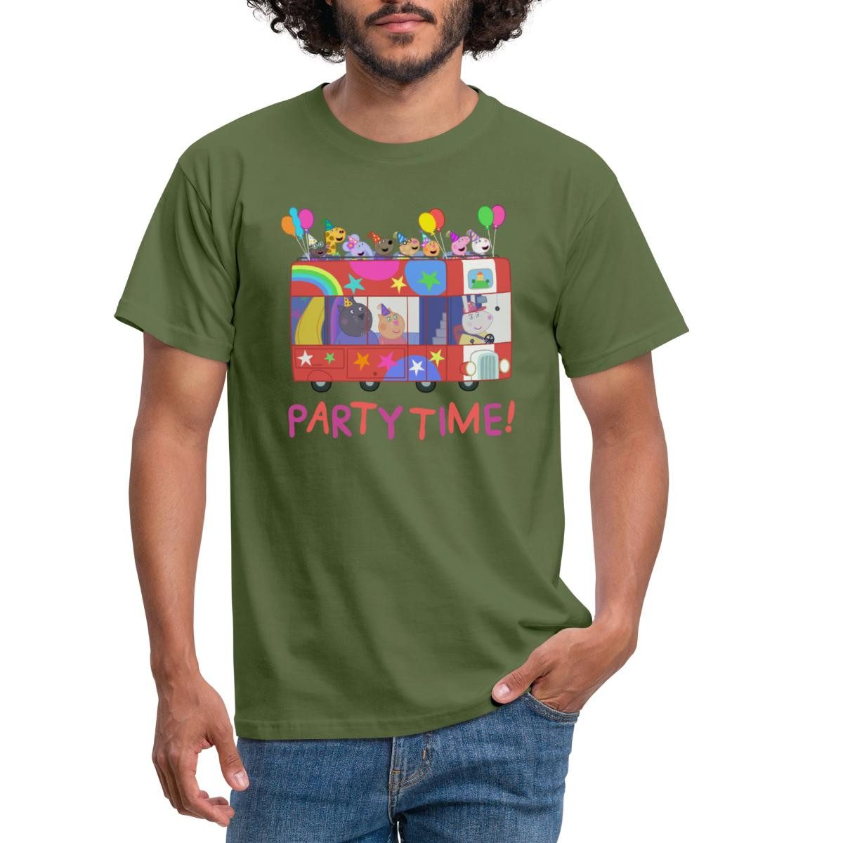 Spreadshirt T-Shirt Peppa Pig Design Party günstig online kaufen