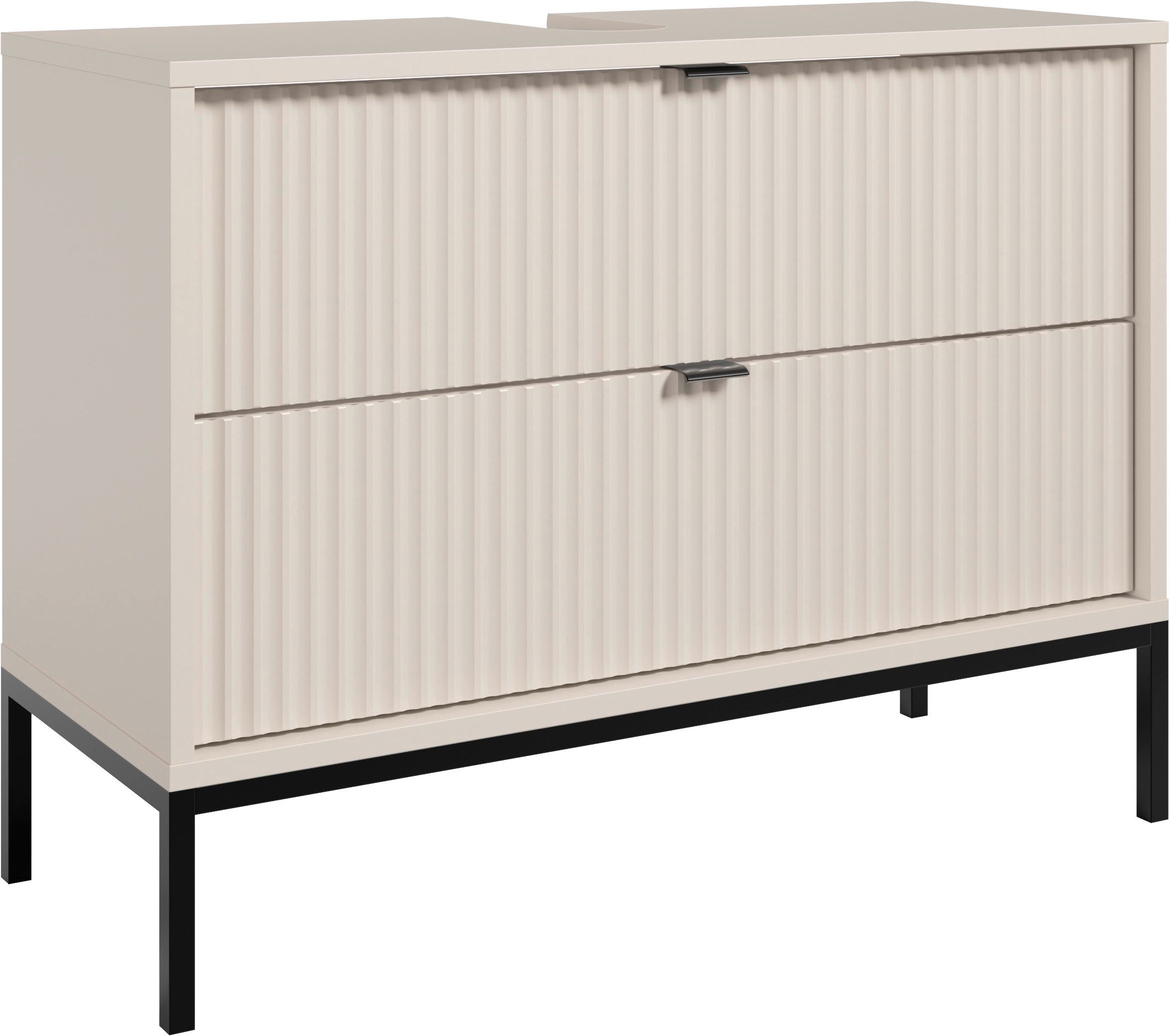 BASIC by Balculina Waschbeckenunterschrank Lucera BxHxT 80x60x32 cm (1-St) günstig online kaufen