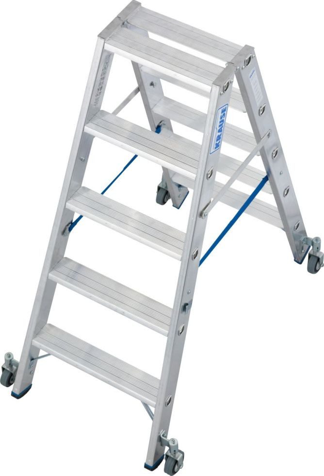 KRAUSE Double Ladder Krause Aluminium Double Ladder STABILO Mobile 2.70