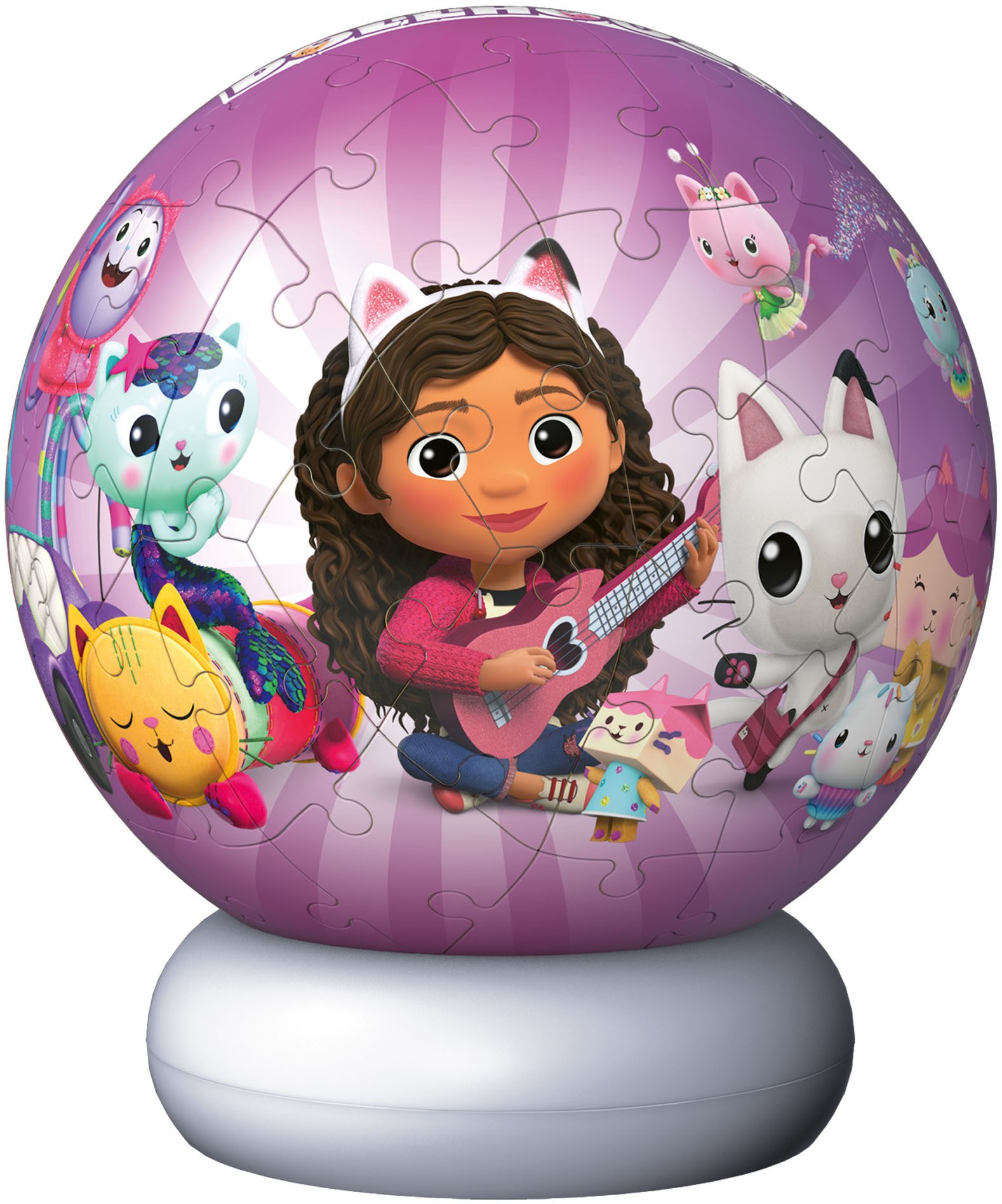 Ravensburger Puzzleball Nachtlicht Gabby's Dollhouse, 72 Puzzleteile, beleuchtet