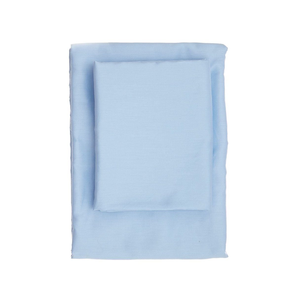 Luxusbetten24 Bettwäsche Premium Satin Bettwäsche Hellblau, günstig online kaufen