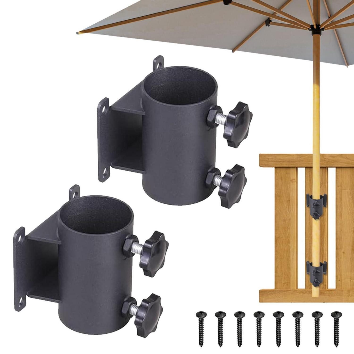 LuxusKollektion Schirmständer Schirmständer 2x verstellbar (2 St)