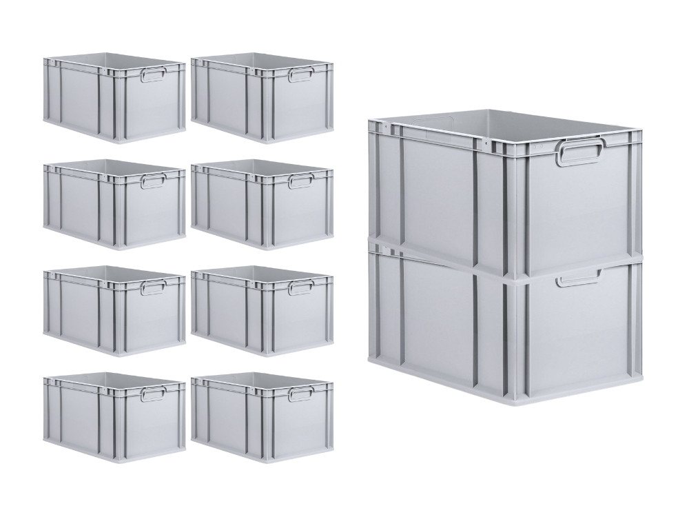 Thumbnail - PROREGAL® Stapelbox SparSet Eurobox NextGen Economy Auflagedeckel/geschlossen