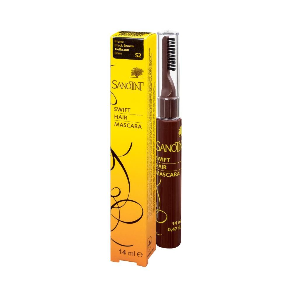 Sanotint Mascara Swift Hair Tiefbraun, 14 ml
