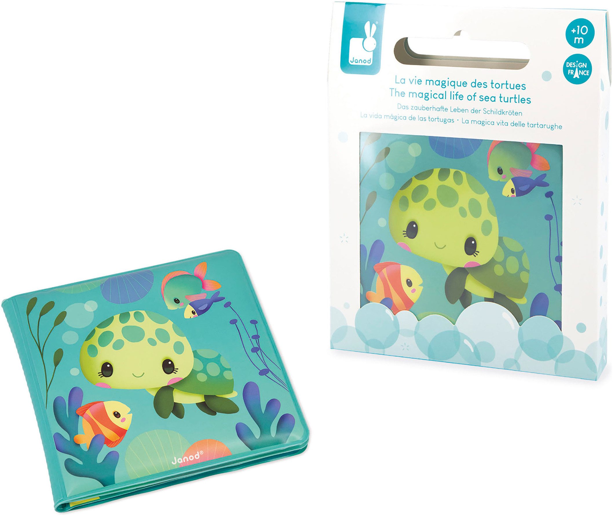 Janod Badespielzeug Badebilderbuch »Das Zauberhafte Leben der Schildkröten« günstig online kaufen