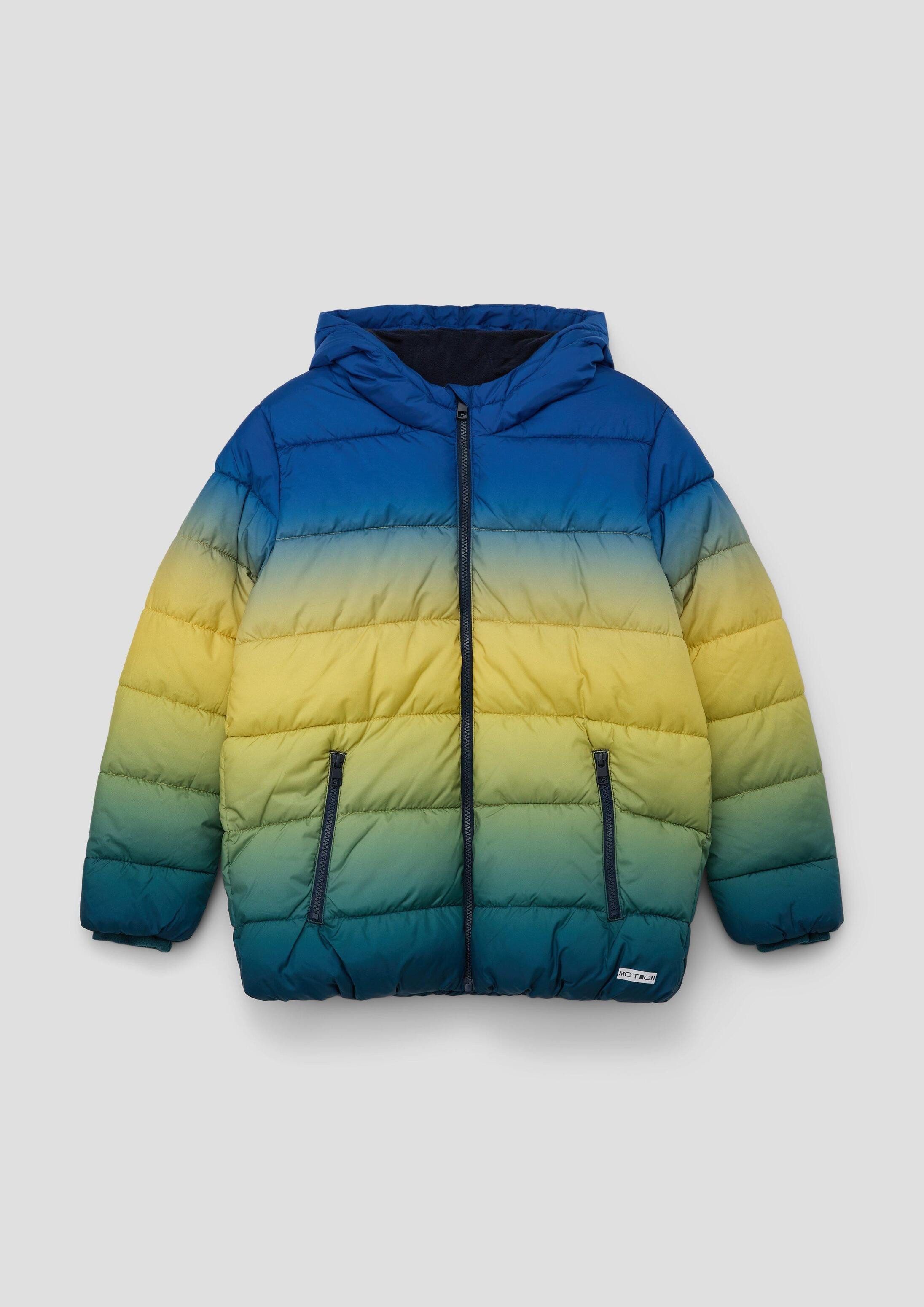 s.Oliver Winterjacke Outdoor-Jacke Steppjacke mit Farbverlauf