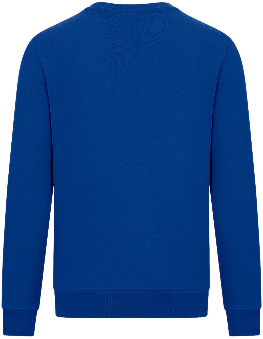 BMW Rundhalspullover mit breitem Bund am Ärmelabschluss