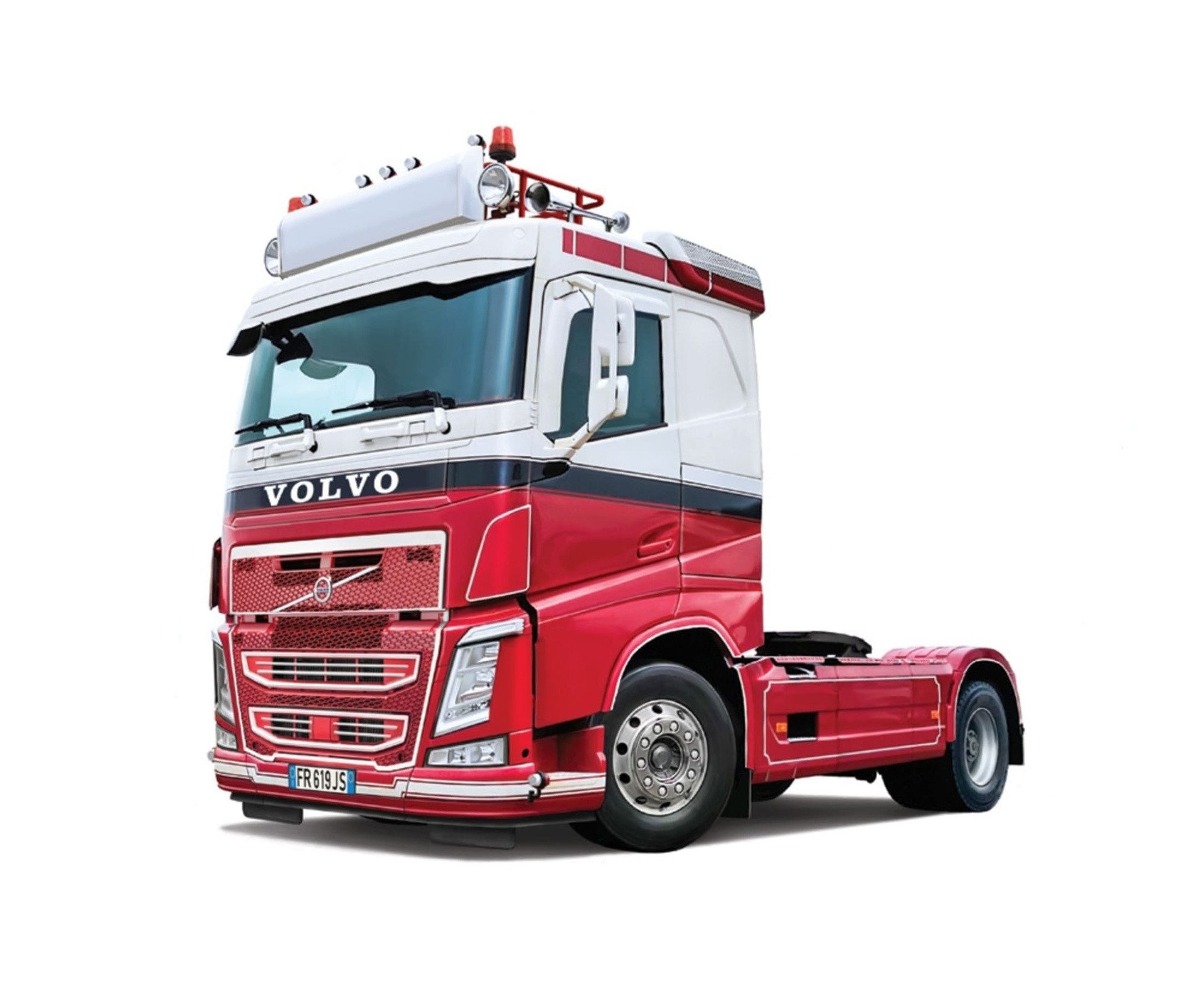 Italeri Modellbausatz Italeri 1:24 VOLVO FH Plat Dak Plastik Modellbausatz