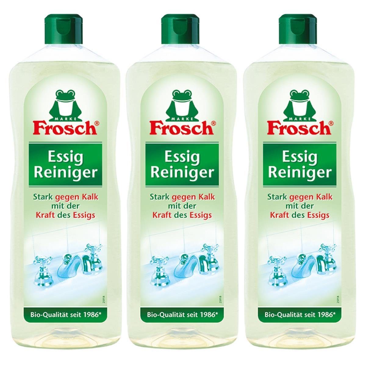 Stark Reiniger 3x Kalk gegen FROSCH Frosch Essig Liter 1 - Allzweckreiniger