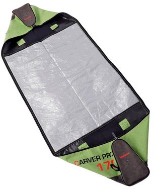 BRUBAKER Sporttasche CarverPerformance Skitasche Kombi Set (2-tlg., reißfest und nässeabweisend), Skisack und Skischuhtasche für 1 Paar Ski