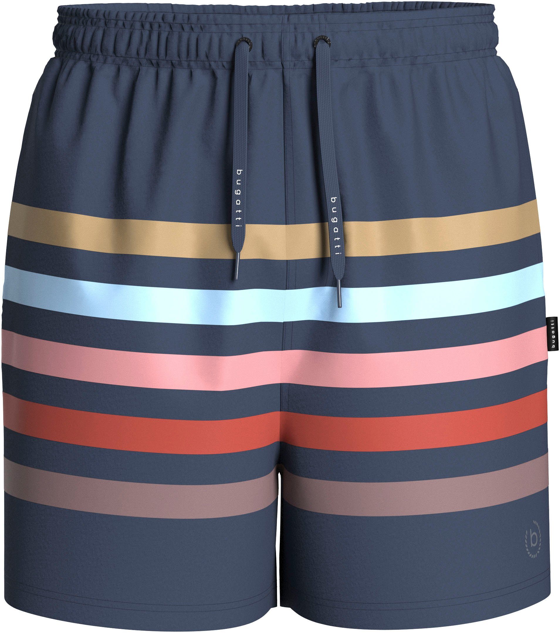 bugatti Badeshorts mit Markenprägung an den günstig online kaufen