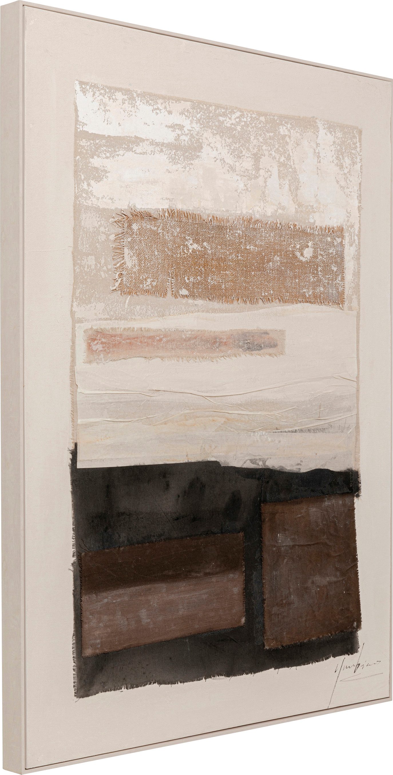 Kare Design Bild mit Rahmen Gerahmtes Bild Lontano Braun 90x120cm