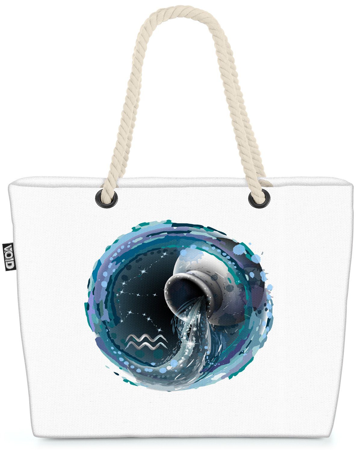 VOID Strandtasche (1-tlg), Wassermann Sternzeichen Astrologie Wassermann Sternzeichen Astrologie