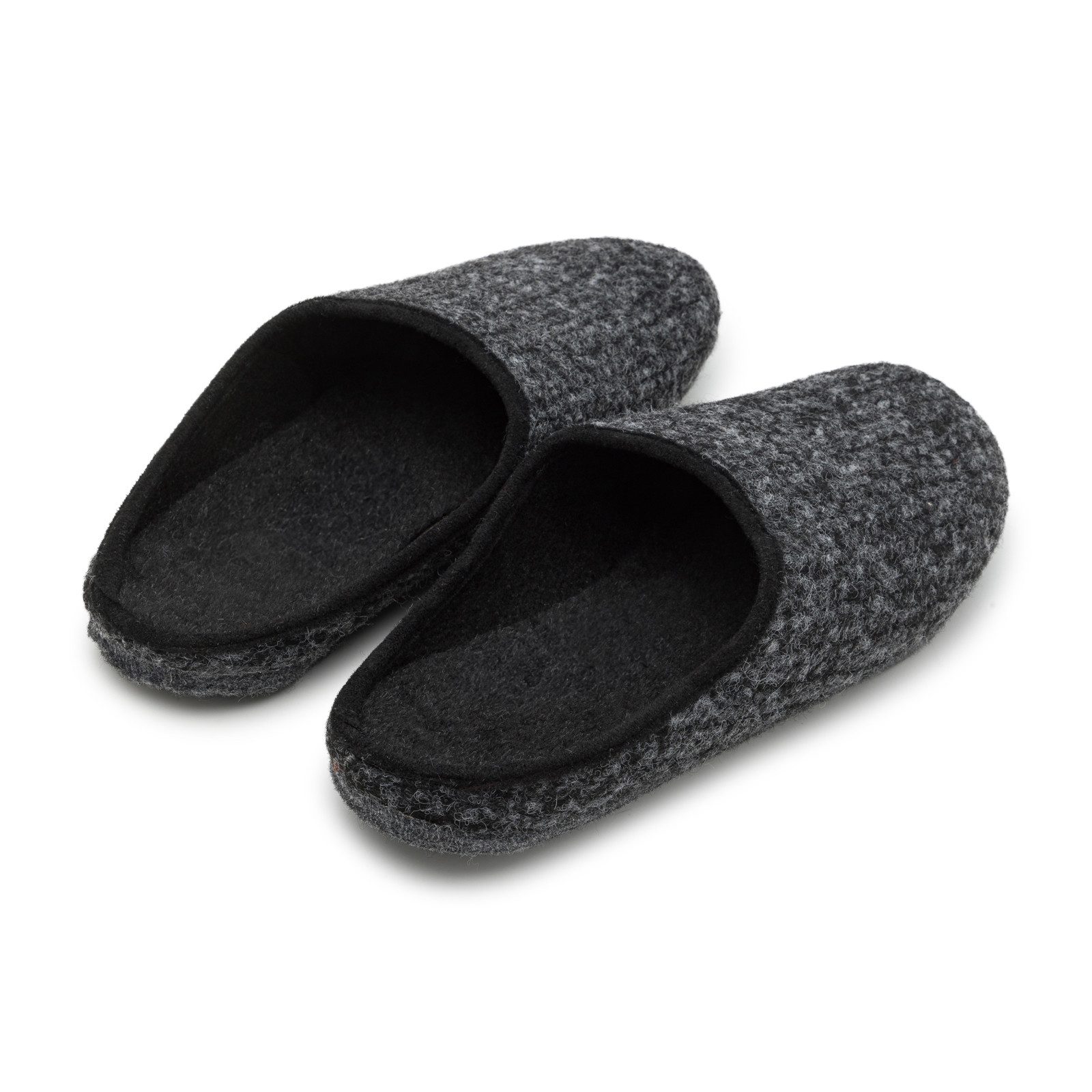 Pantoffelmann Pantoffeln Filzsohle leichte Filzpantoffel Herren Damen Hausschuhe Pantoffel (1 Paar) Filzpantoffeln, Gästepantoffel besonders leicht