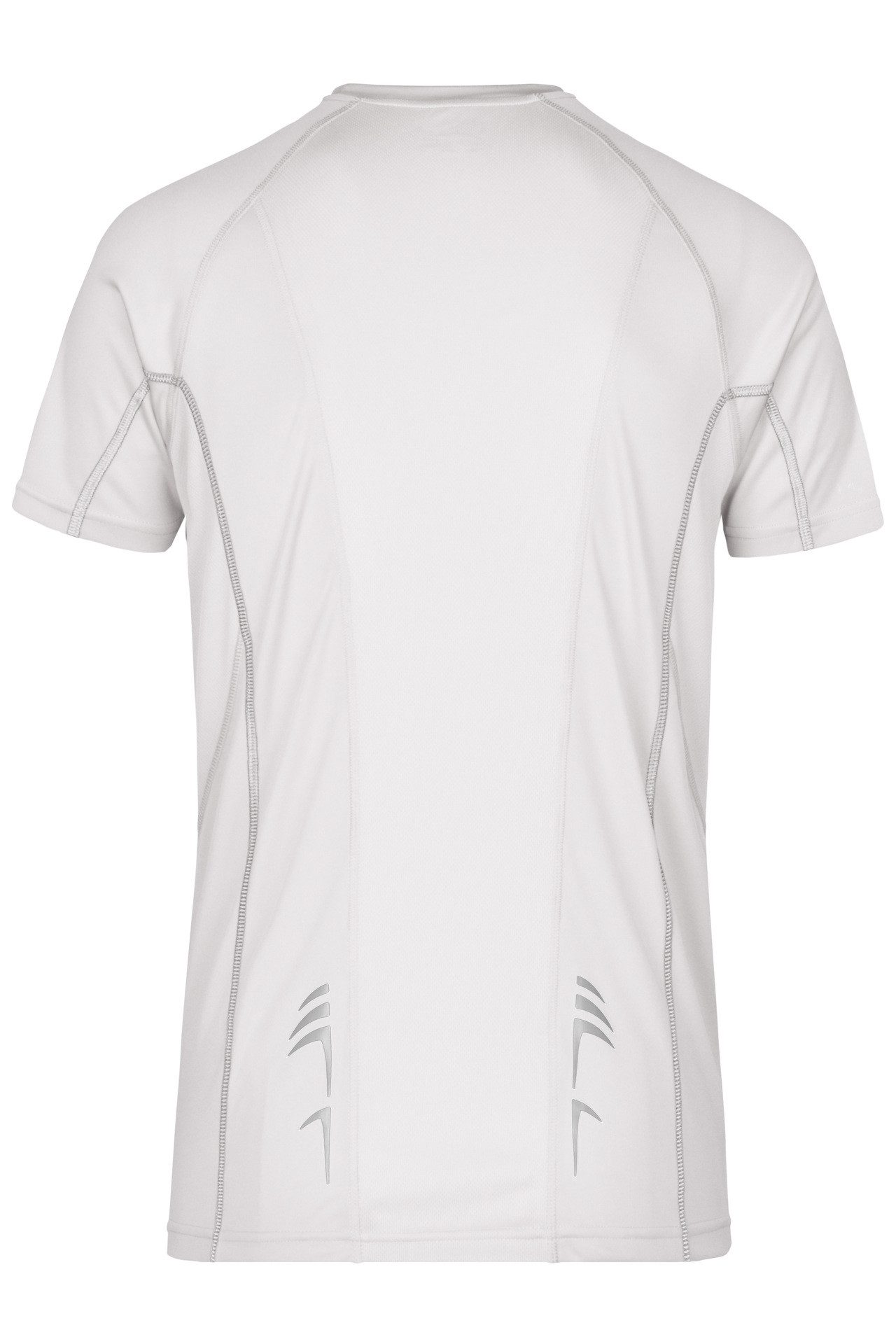 James & Nicholson Laufshirt Doppelpack Herren Sportshirt modische reflektierende Details JN421 (Doppelpack, 2 Stück) Feuchtigkeitsregulierend, atmungsaktiv und schnell trocknend