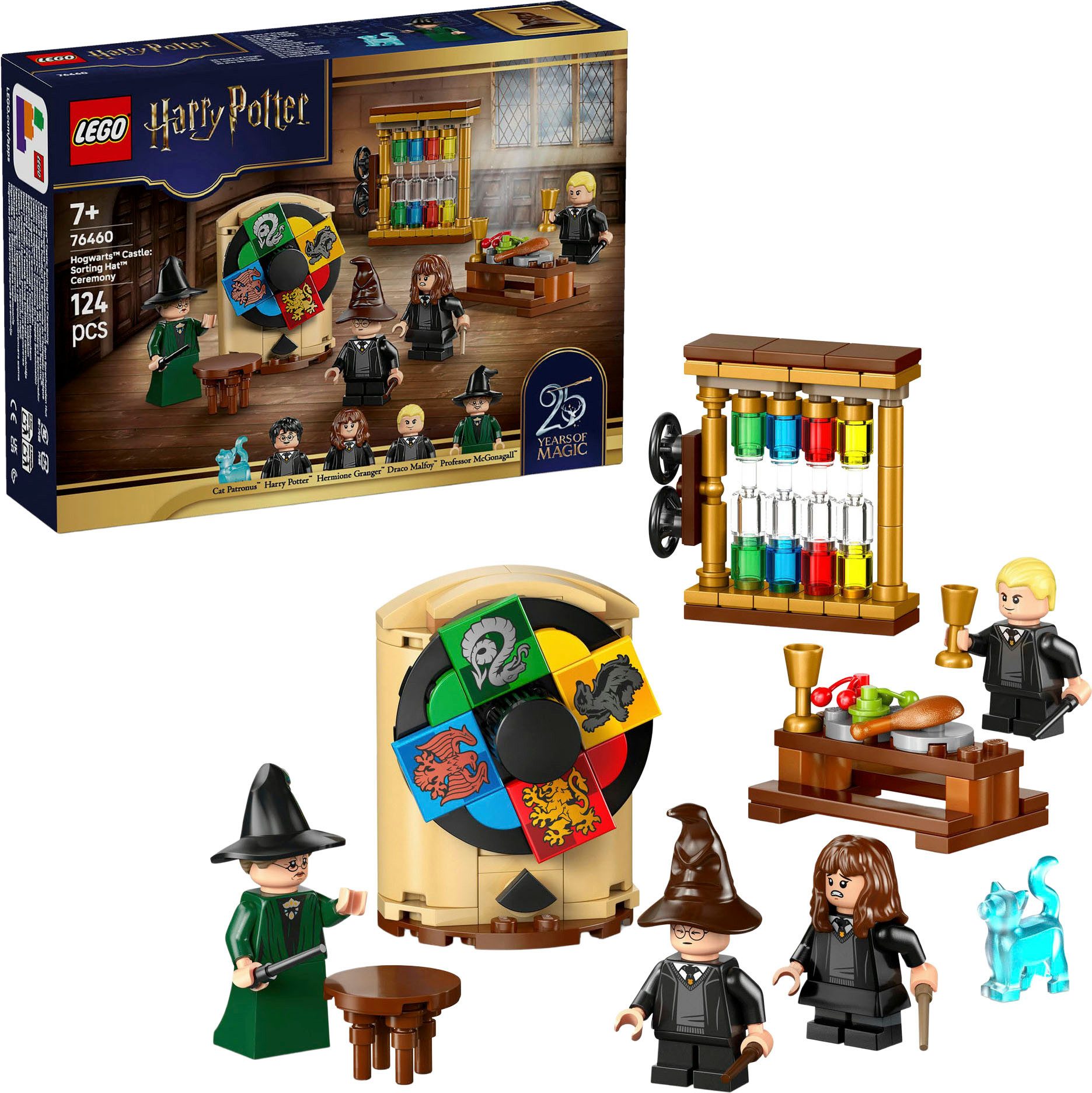 LEGO® Schloss Hogwarts: Auswahlzeremonie mit dem Sprechenden Hut (76460) Konstruktionsspielsteine, (124 St), LEGO Harry Potter; Made in Europe