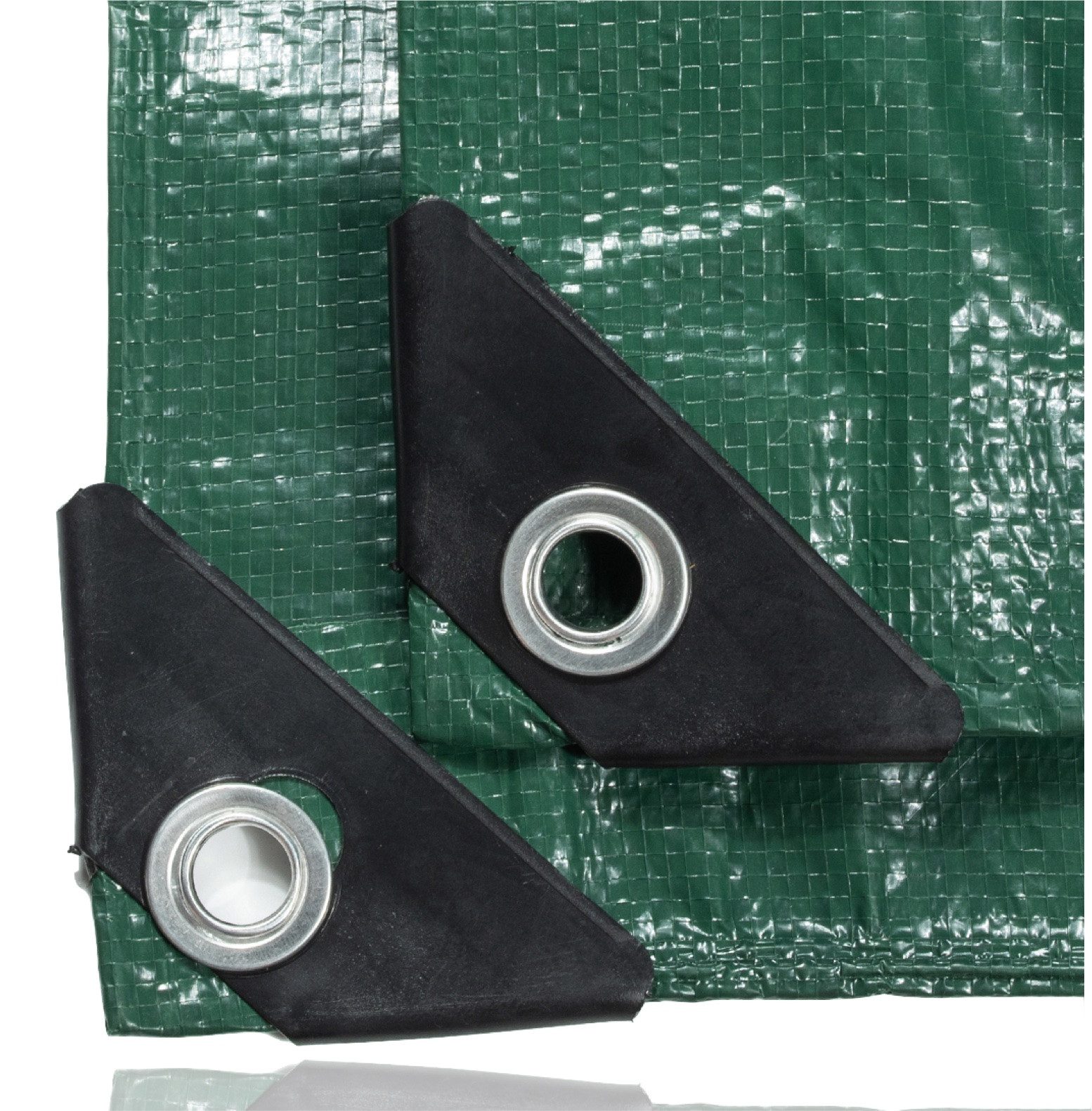 toolmate® Schutzplane Abdeckplane 200 g/m² grün - Plane mit Ösen wasserdich günstig online kaufen