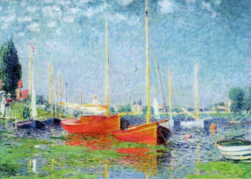 Postkarte Kunstkarte Claude Monet "Argenteuil"