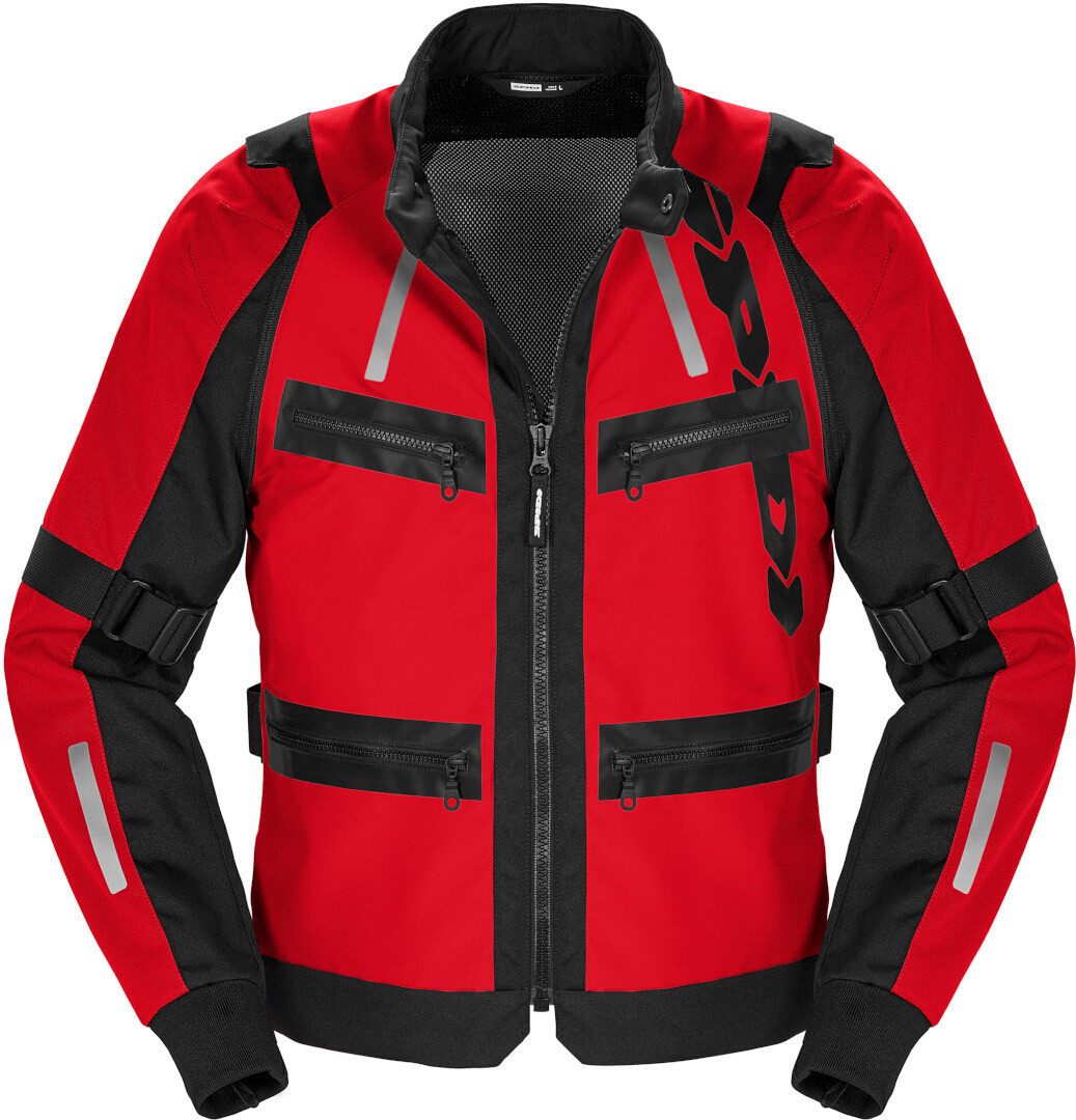 SpiDi Motorradjacke Enduro Pro Motorrad Textil Jacke reißverschluss