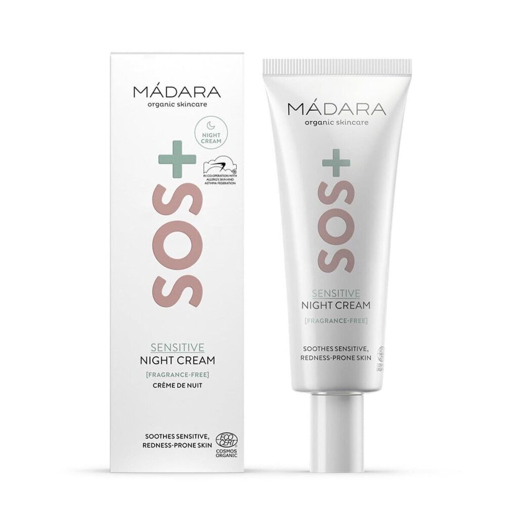 Madara Nagelpflegecreme Nachtcreme SOS+ (Sensitiv e Nachtcreme) 70 ml