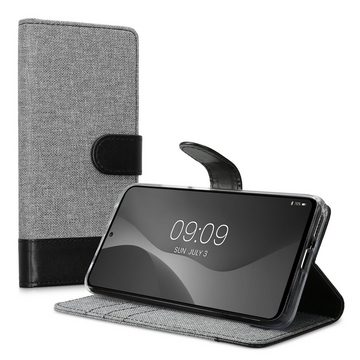 kwmobile Handyhülle Wallet Case für Xiaomi Redmi Note 11 Pro / (5G), Hülle mit Ständer - Handyhülle Kartenfächer