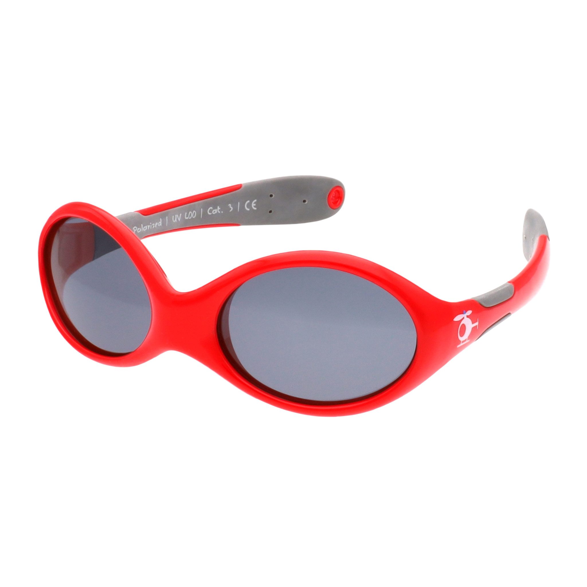ActiveSol Sonnenbrille Baby 0-24 Monate (in bunten Farben & mit pfiffigen Motiven) Polarisiert, BPA-frei, mit Kopfband