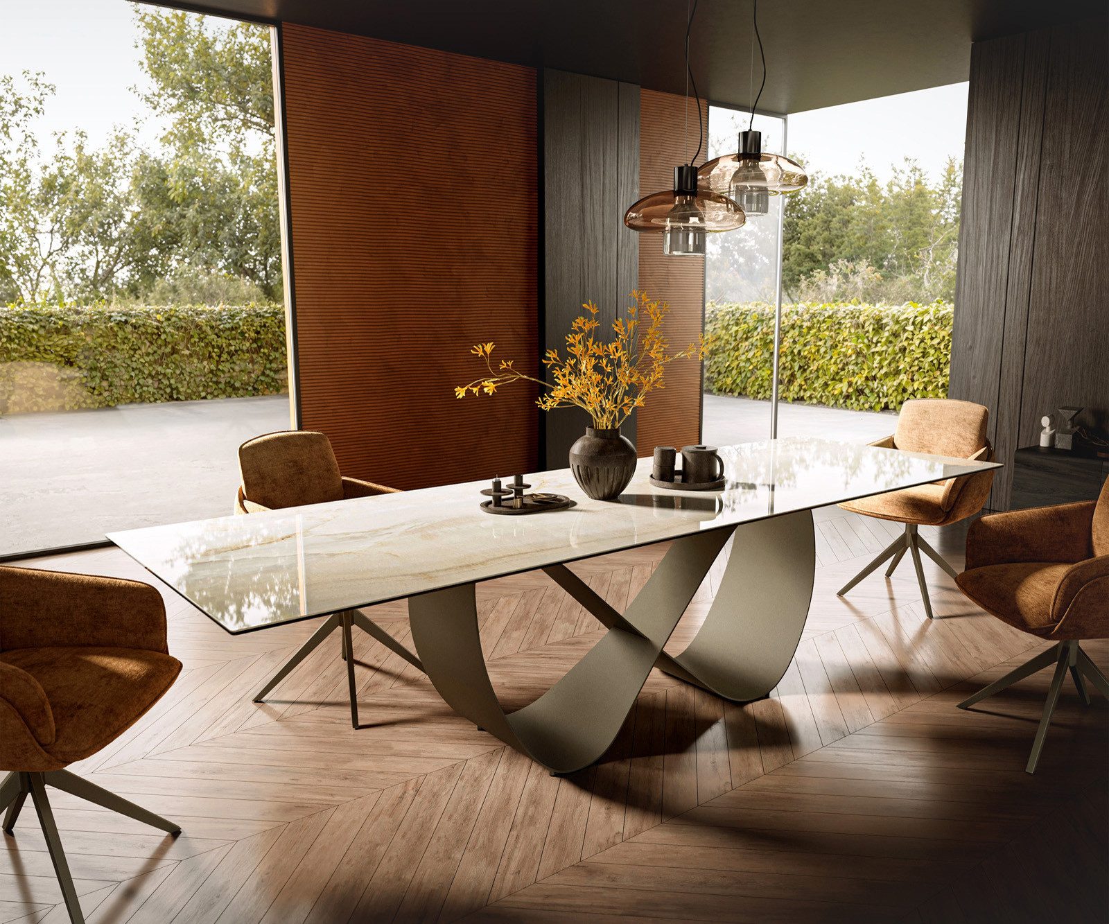 DELIFE Esstisch Edge, Keramik Laminam® Onice günstig online kaufen