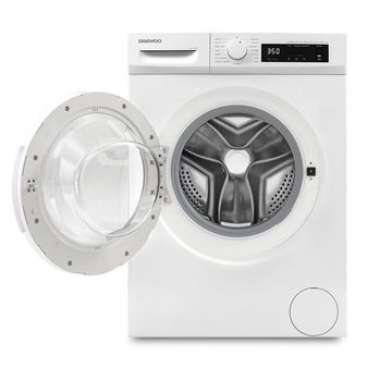 Daewoo Waschmaschine weiss WM014T1WB0DE, 10,00 kg, 1400 U/min, AquaStop, Allergy Programm, Eco-Logic, Kindersicherung