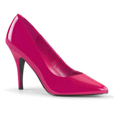 Pleaser VANITY-420 Pumps - Lack Hot Pink, Pleaser High-Heel-Pumps