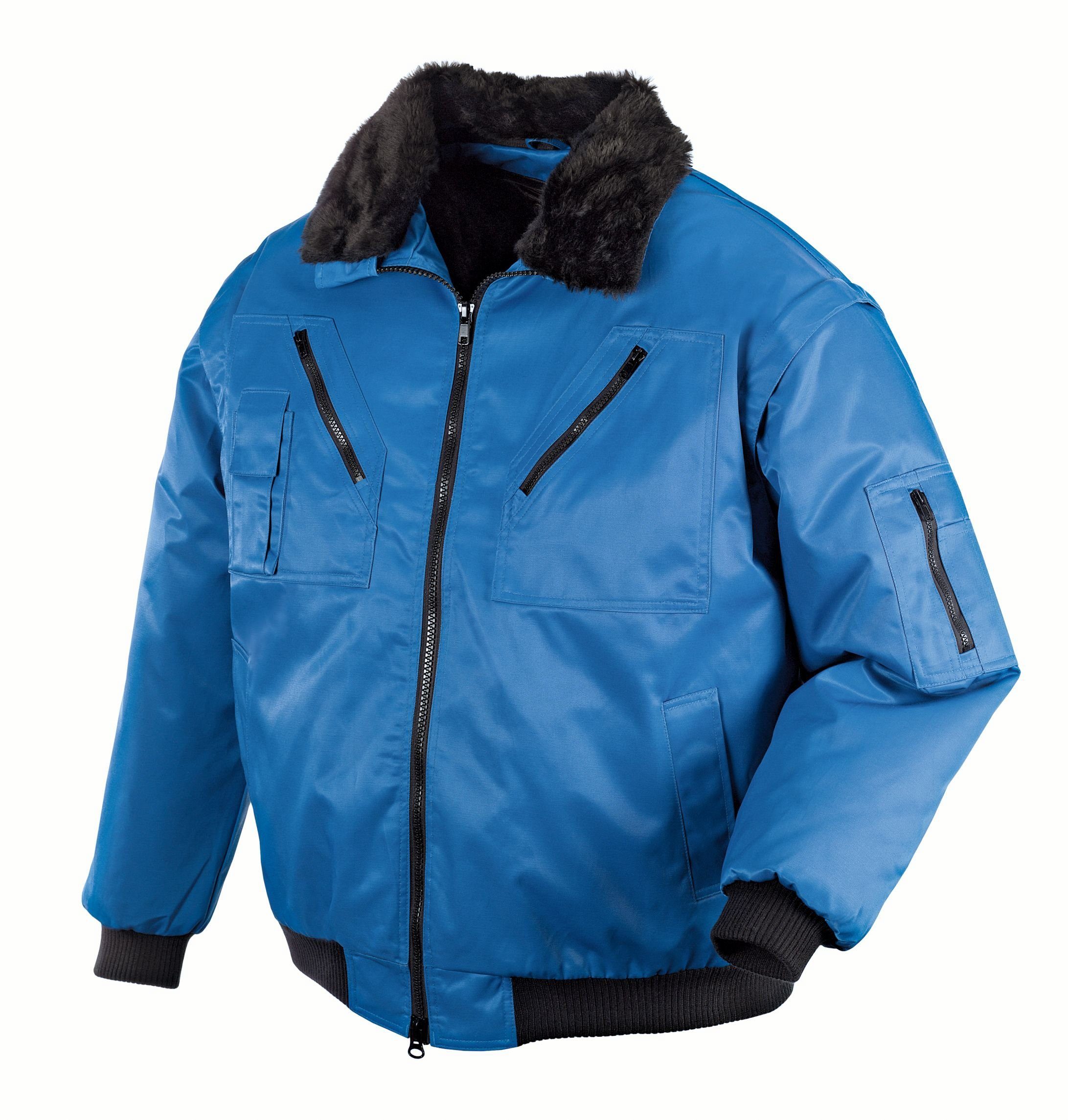TRIZERATOP Winterjacke Piloten-Jacke OSLO kornblau Größe 4XL