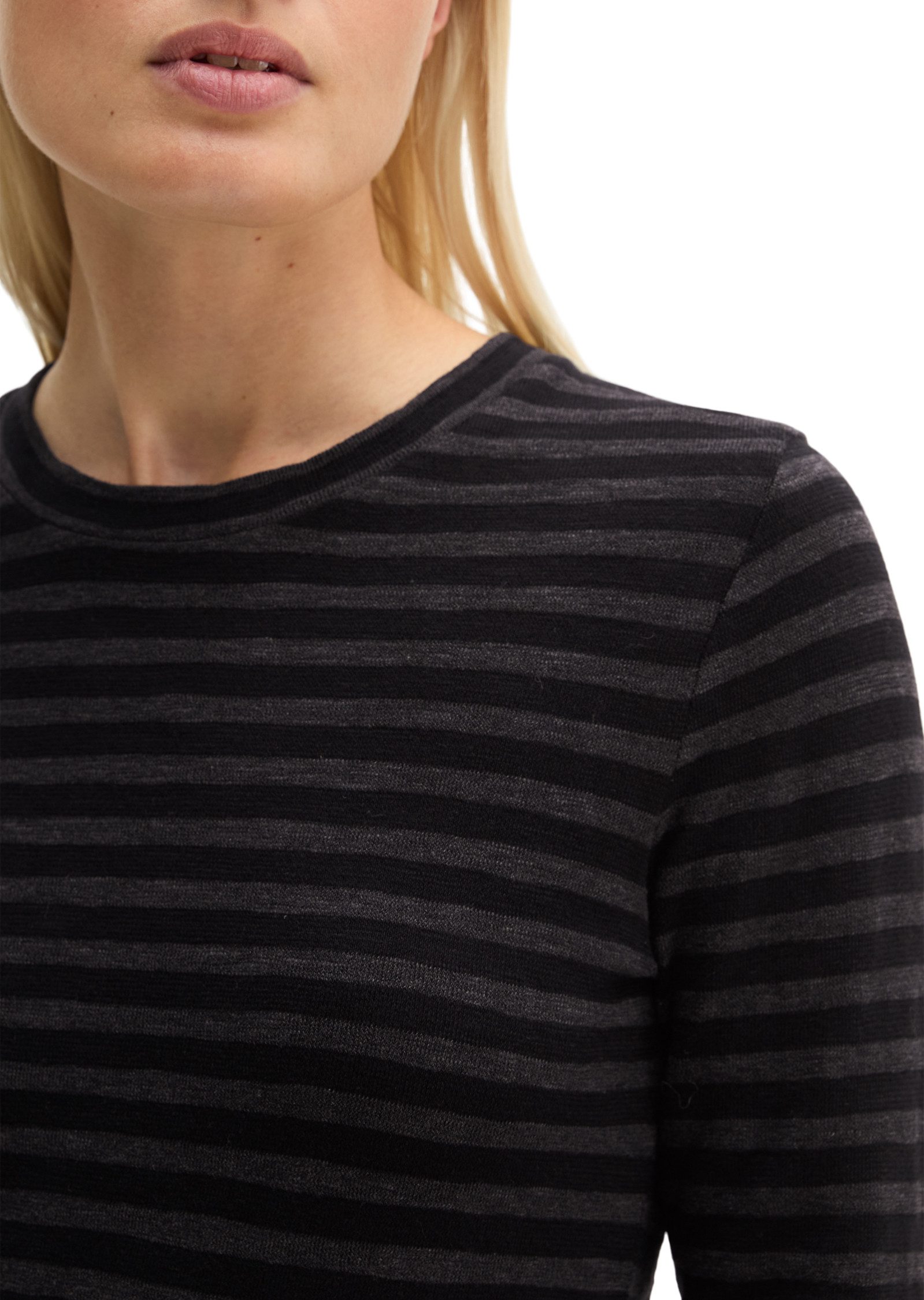 Marc O'Polo Langarmshirt aus weichem Slub-Jersey – Bild 4 von 5