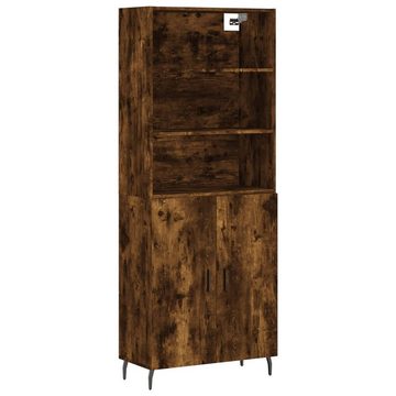 furnicato Sideboard Highboard Räuchereiche 69,5x34x180 cm Holzwerkstoff