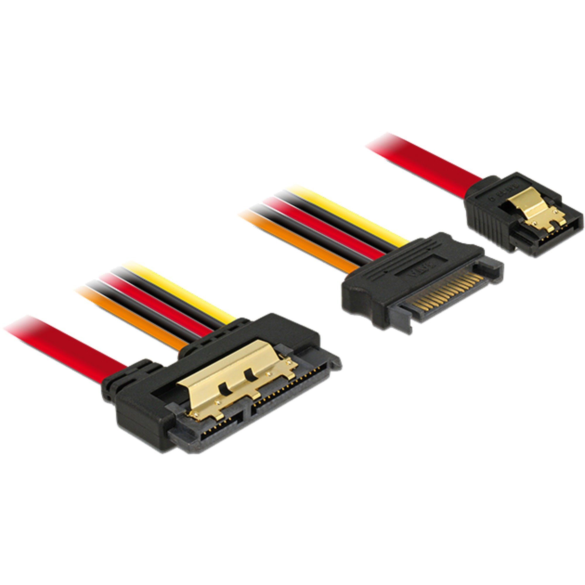 DeLOCK Adapterkabel SATA 7Pin + 15Pin > SATA Computer-Kabel