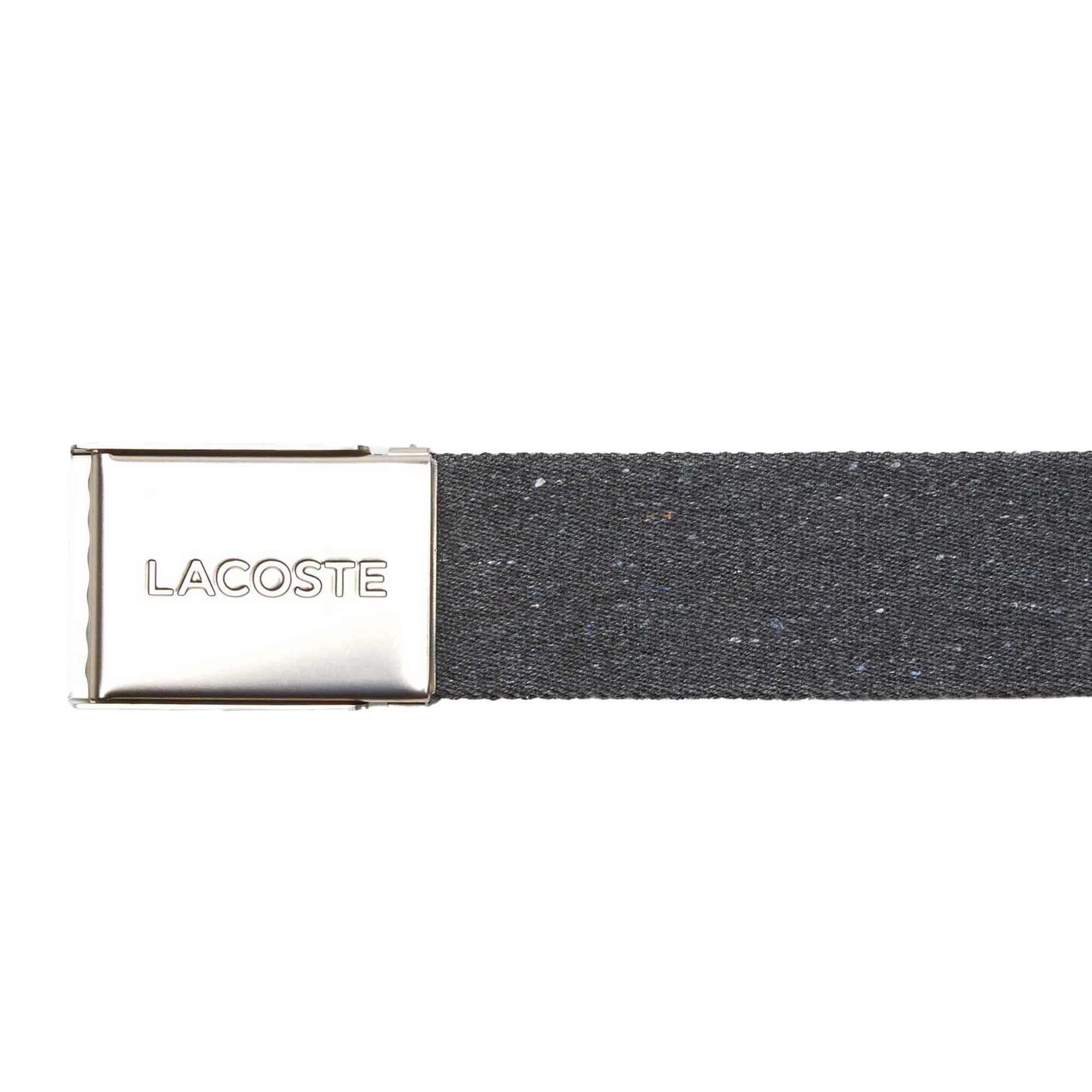 Ledergürtel Herren Stoff Lacoste aus - Webgürtel Gürtel