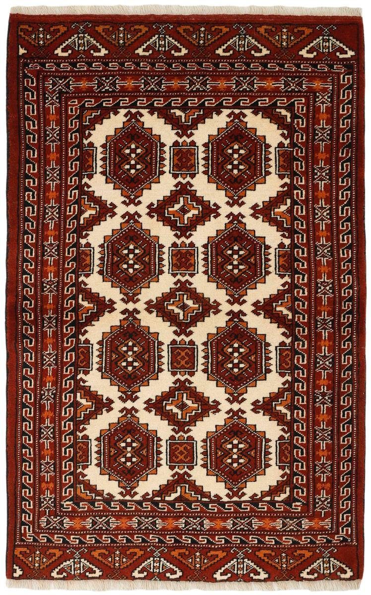 Orientteppich Turkaman Nain mm rechteckig, Trading, / 6 Höhe: Orientteppich Perserteppich, 80x125 Handgeknüpfter