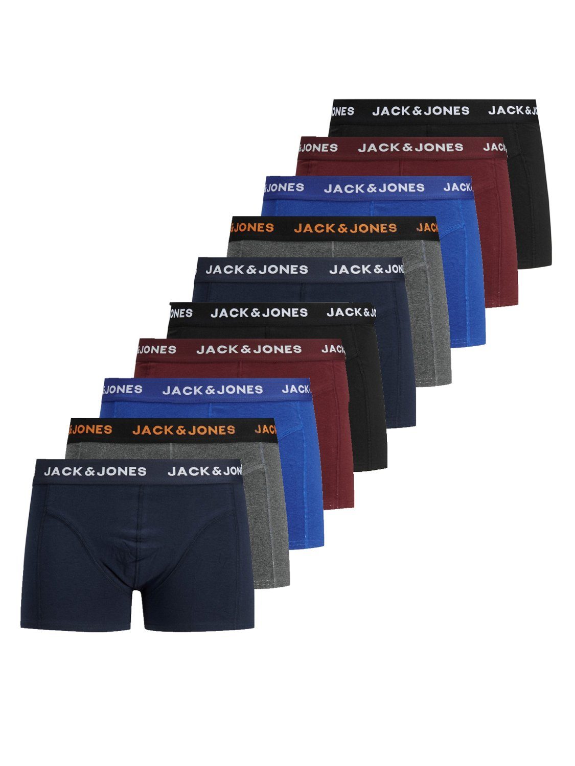 Jack & Jones Boxershorts Jack & Jones 10er Pack Herren Boxershorts schwarz günstig online kaufen