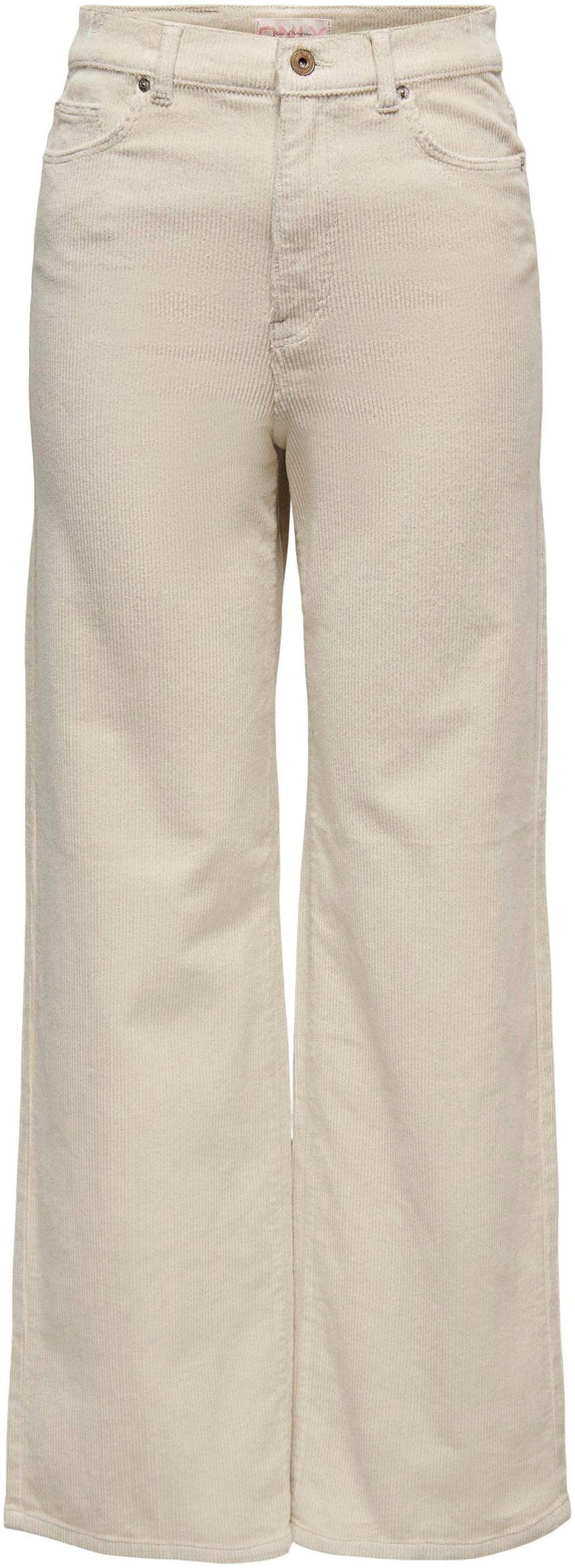 ONLY Cordhose ONLHOPE GLOBAL HW WIDE CORD PNT NOOS Baumwollmischung