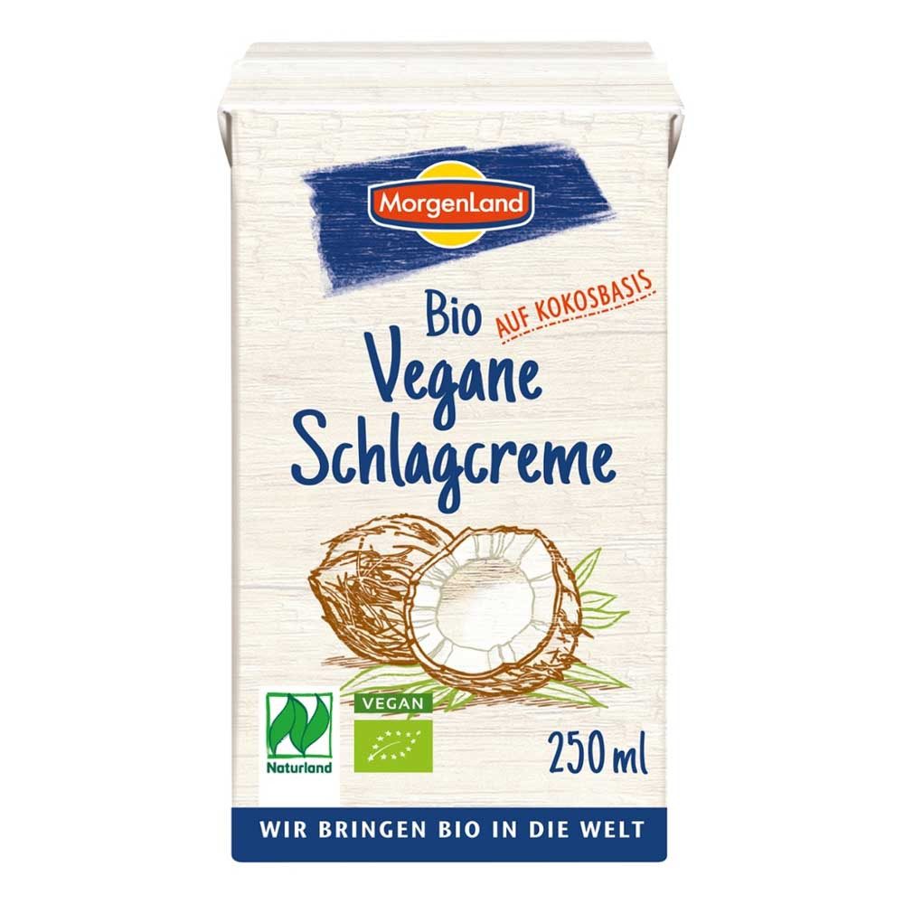 morgenland Fertiggericht Bio Vegane Schlagcreme auf Kokosbasis 250ml