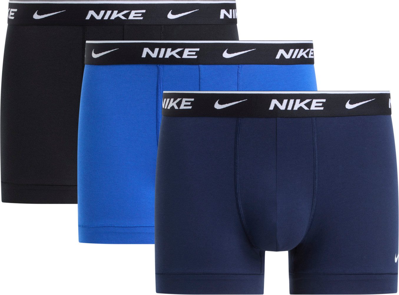 Nike Underwear Trunk TRUNK 3PK (Packung, 3-St., 3er) mit Logo-Elastikbund