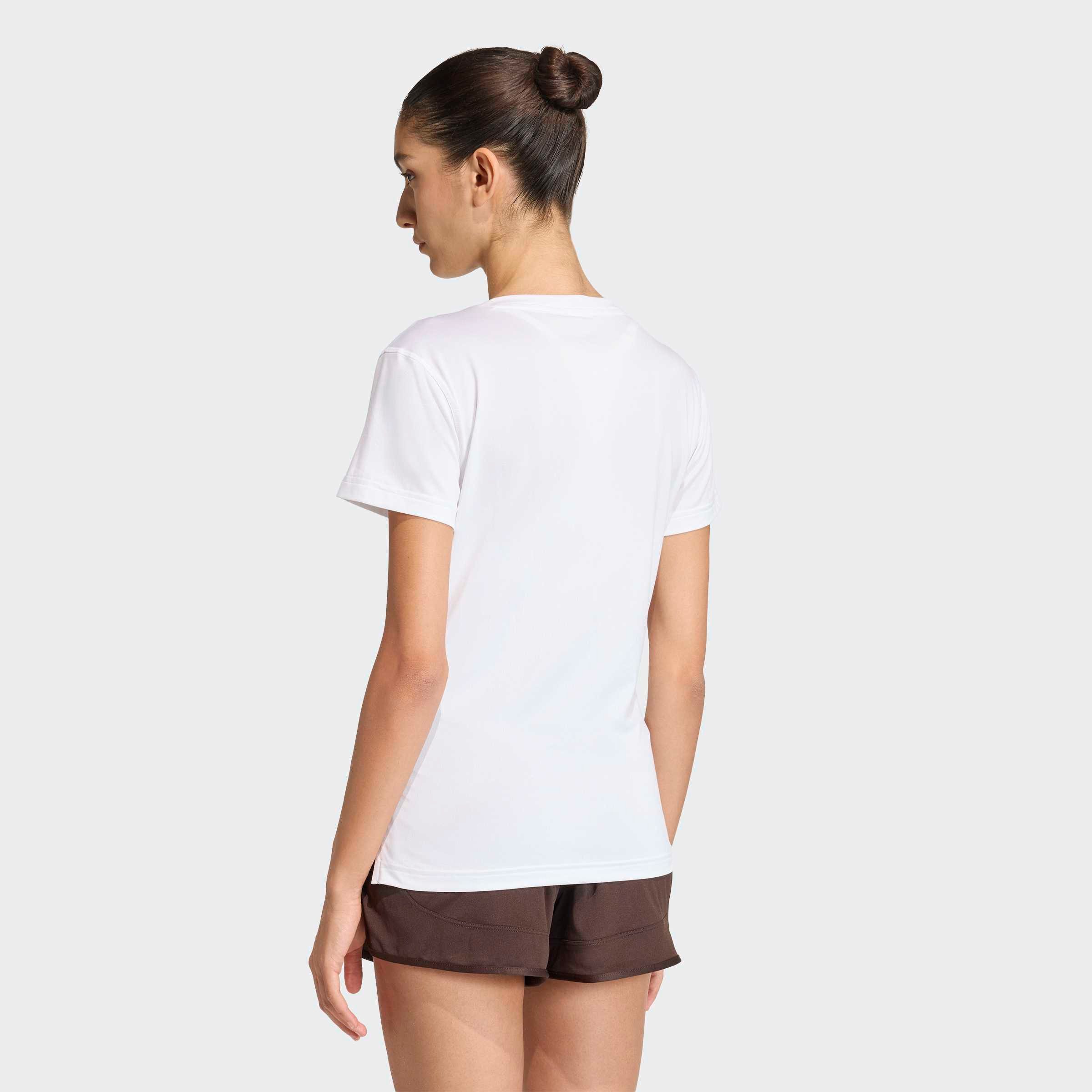 adidas Performance T-Shirt WE MIN V NK TEE mit V-Ausschnitt, ohne Verschluss