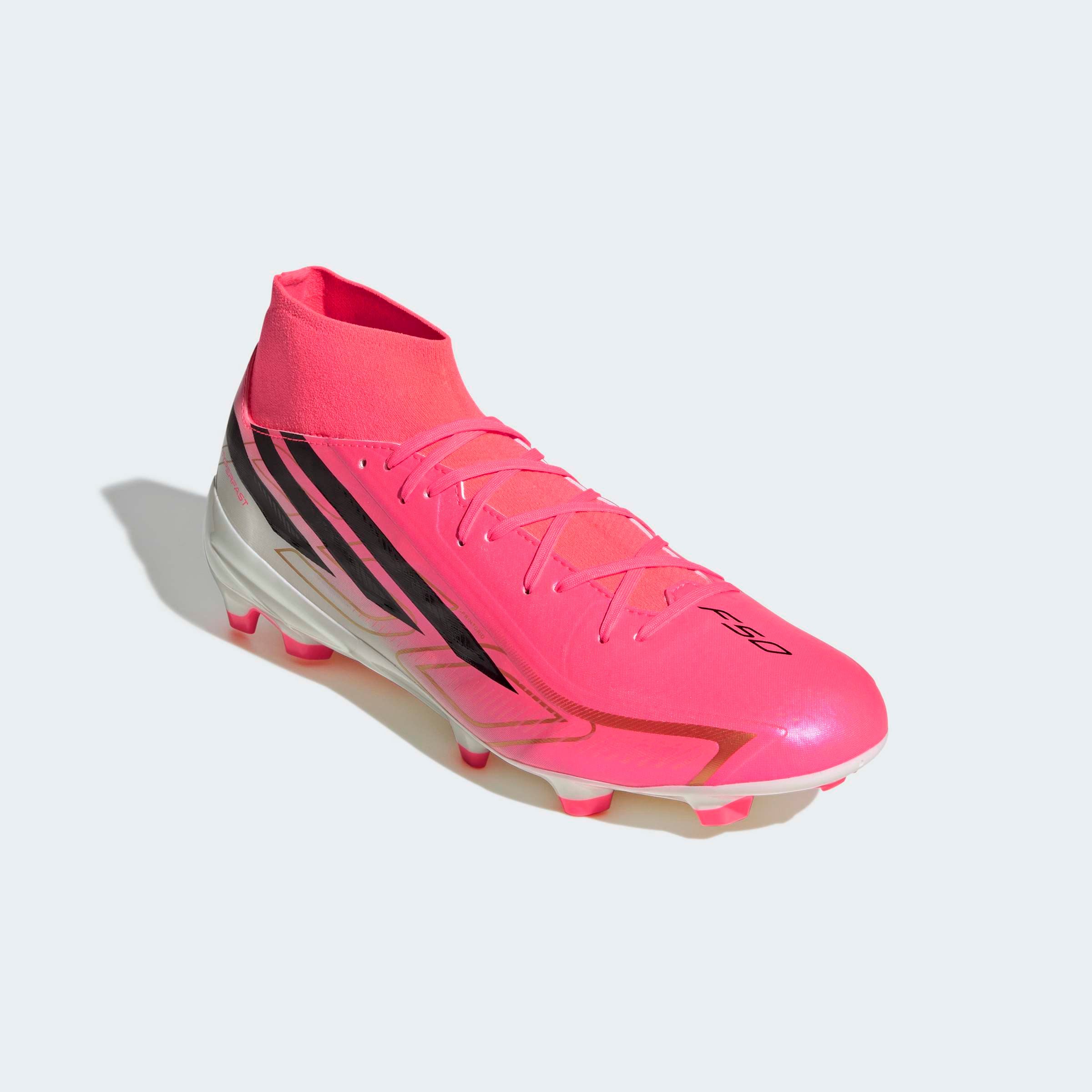 adidas Performance F50 HYPERFAST LEAGUE, MITTELHOCH, FESTE BÖDEN Fußballschuh für Rasen und feste Böden, gespielt bei der Weltmeisterschaft 2026