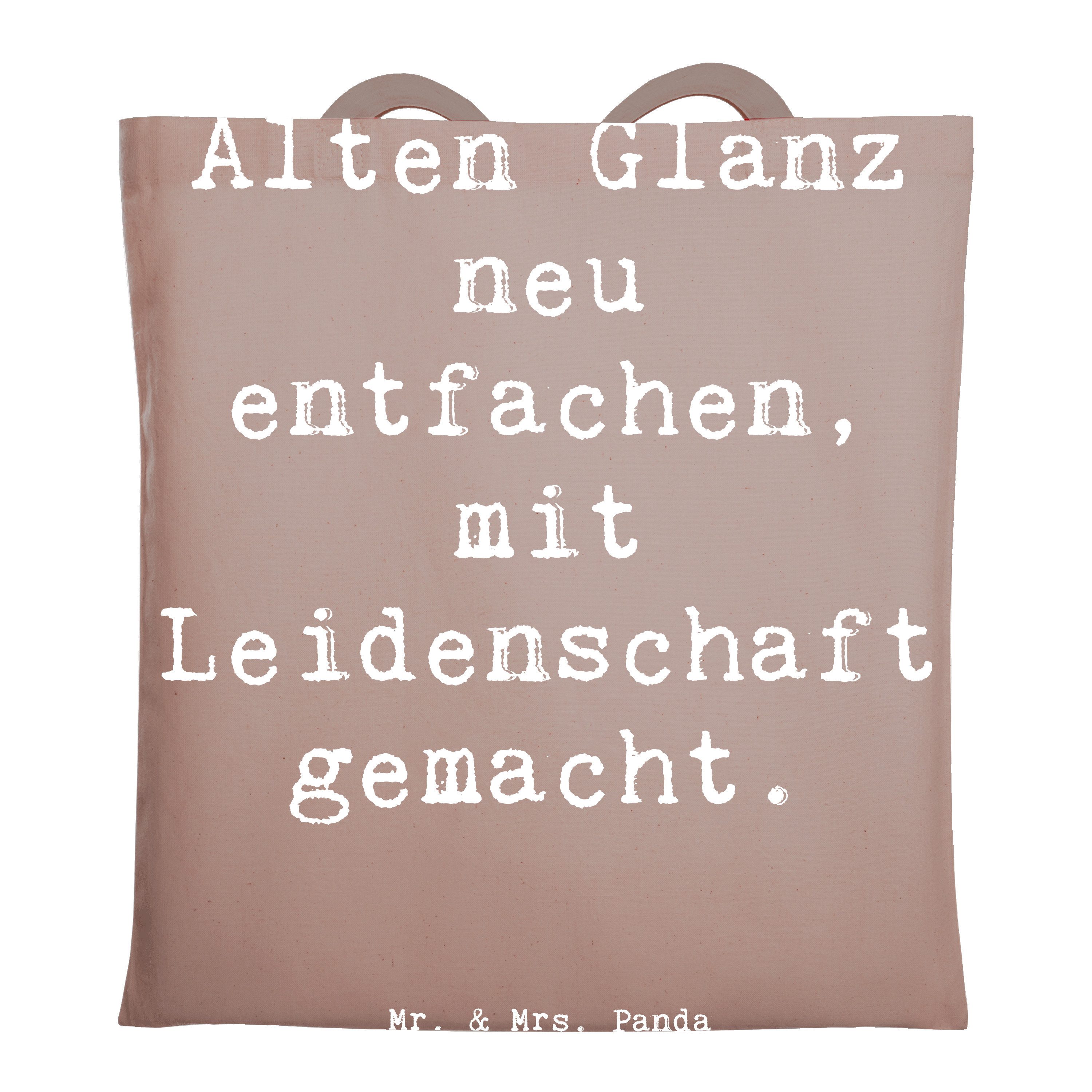Tragetasche Polsterin Glanz - Braun Pastell - Geschenk, Möbel restaurieren, kreat