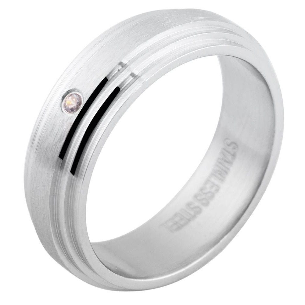 Adelia´s Fingerring Damen Ring aus Edelstahl