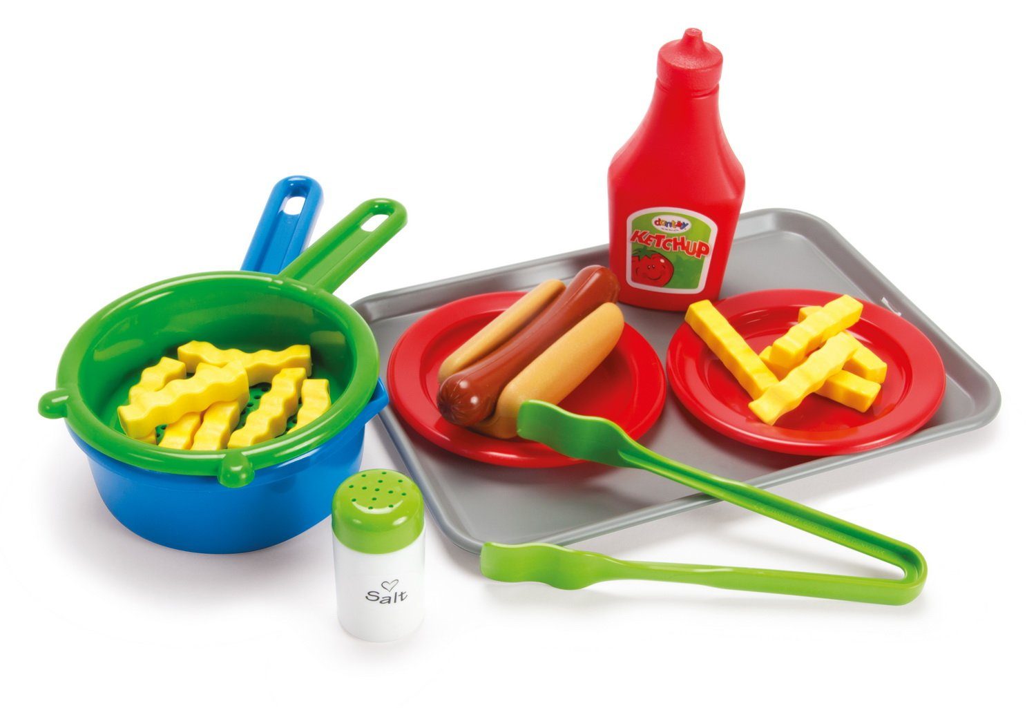 dantoy Spielgeschirr Kinder Spielzeug Hotdog-Set Hot-Dog günstig online kaufen