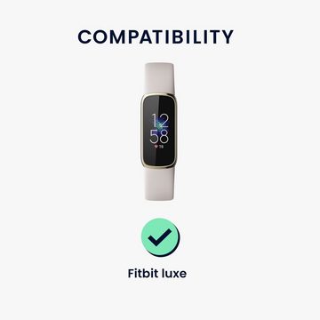 kwmobile Schutzfolie 2x Displayschutzfolie für Fitbit luxe, (1-St), Schutzfolie für Fitness Tracker - robuster Displayschutz - transparent