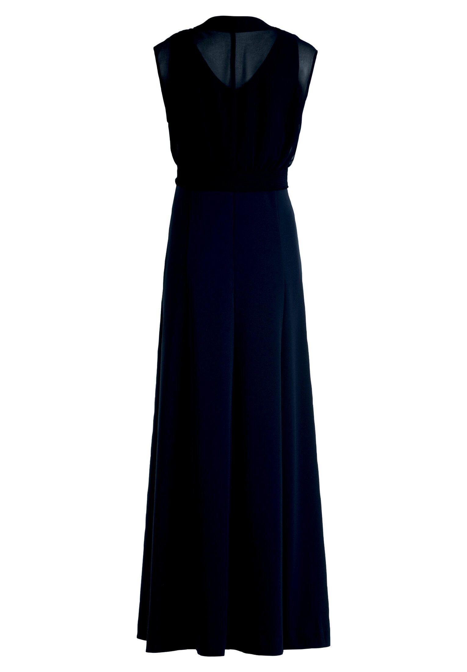 Vera Mont Abendkleid Damen mit Raffung Materialmix