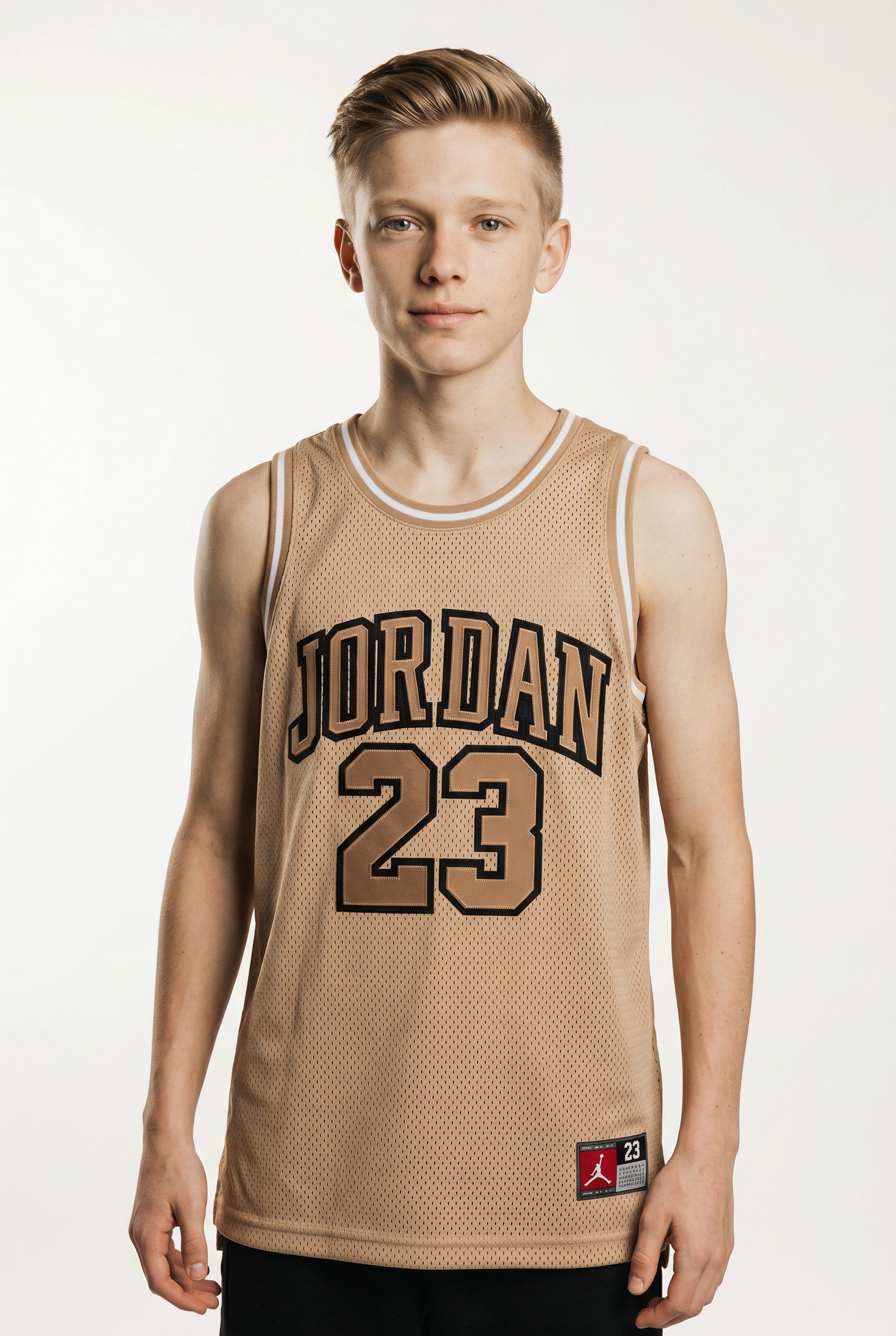 Jordan Tanktop JDN JORDAN 23 JERSEY für Jungs für Kinder und Jugendliche, mit Mesh-Gewebe, atmungsaktiv