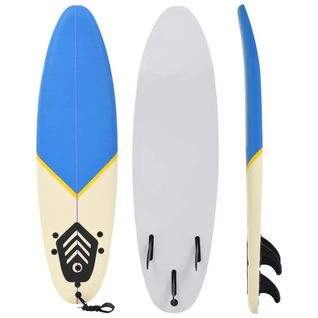 vidaXL Wellenreiter vidaXL Surfbrett 170 cm Blau und Creme