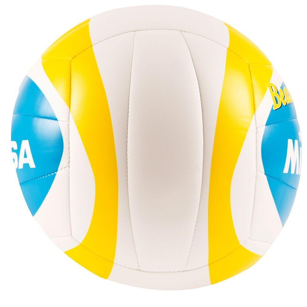 Mikasa Beachvolleyball Beachvolleyball Beach Classic BV543C-VXB-YSB, Rutschfeste Oberfläche für top Ballkontrolle
