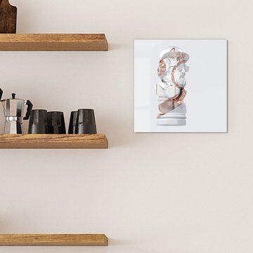 DEQORI Magnettafel 'Antike Büste aufgepeppt', Whiteboard Pinnwand beschreibbar